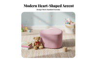 Modern Design Round Padded Stool Sturdy Build Footstool Multi-Functional Indoor Seating Multifunctional for Children, Adults, Homeowners, Living Room, Entryway, Bedroom, Office