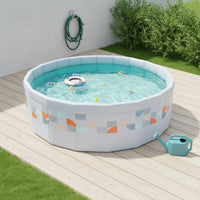 Foldable Swimming Pool Multi-Layer Family Pool Sturdy for Kids, Backyard, Garden, Patio