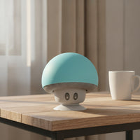 Mini Fungus Speaker Compact Speaker with Phone Stand Electronics Wireless Easy to Use for Students, Desk, Bedside Table