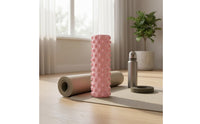 Ridged Ridged Foam Roller Cylindrical Hollow Foam Roller Rounded Ends Target Tight Muscles for Stretching