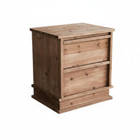 Wabi-Sabi aesthetic Single-Drawer Nightstand Minimalist Design Bedside Table Rustic Look Small Cabinet Easy Assembly for Guesthouse managers, Homeowners, Living Room, Entryway, Lounge Area, College Dorm