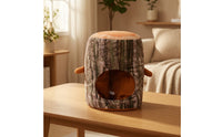 Furry Tree Stump Hat Soft Tree Stump Hat Funny Furry Headpiece for Stage Performances