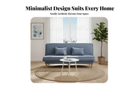 Foldable Fold-out Sleeper Two-in-Single-Use Convertible Furniture Space-Saving Futon Sofa Removable Cover for Renters, Apartment Dwellers, Students, Small Areas, Home Office