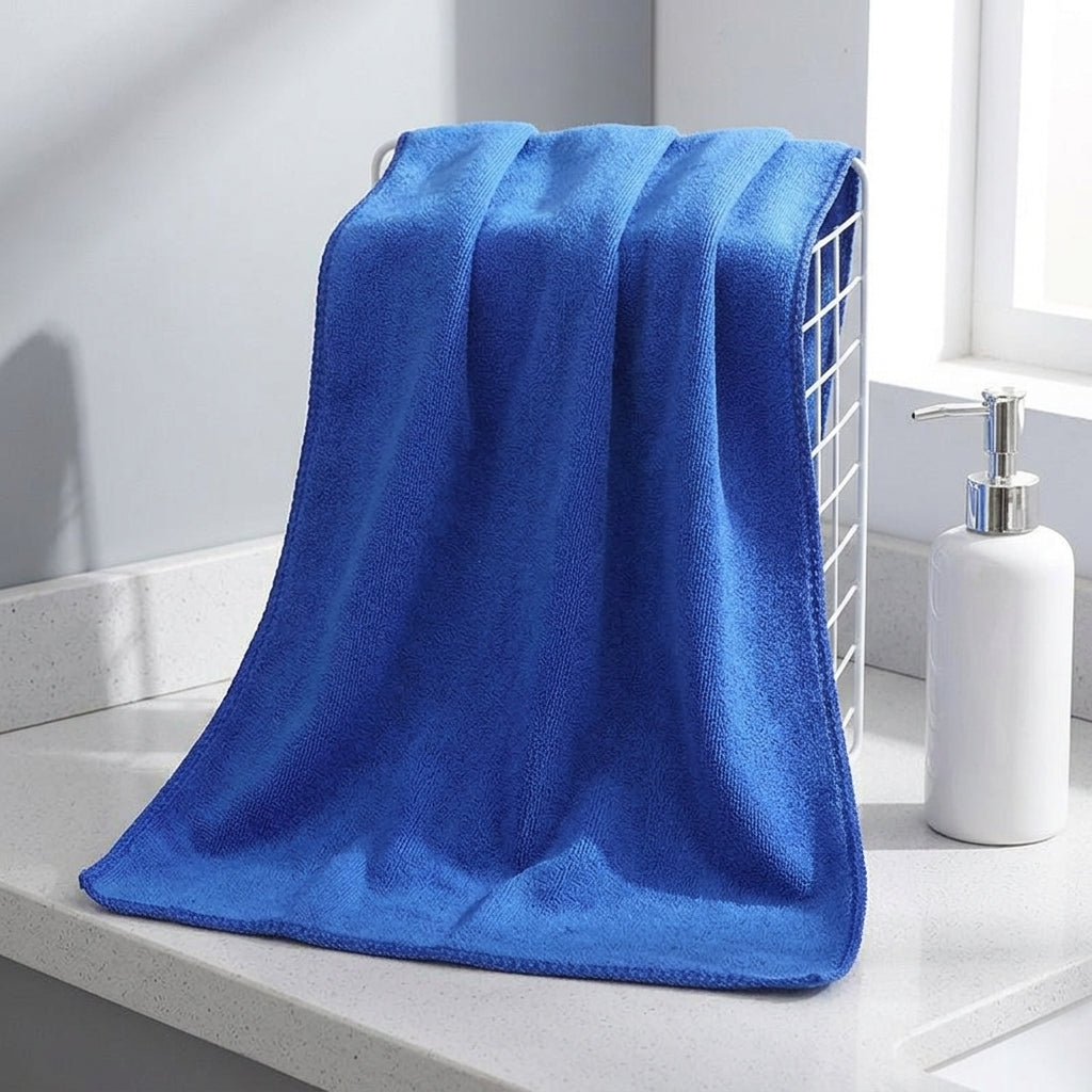 Space-saving Car Towel Microfibre Cloth for Detailing, High Absorbency Microfibre Towel, 35x75cm Plain Weave Thick Cleaning Tool, 400g