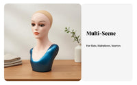 Hairpiece Display Head Form Long-Lasting Hairpiece Display Headform Glossy