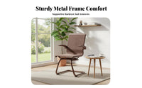 Cantilever Game Chair C-Shaped Base Indoor Seating 360-Degree Swivel for Bedroom