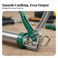 Glass Full-Rotation Sealant dispenser° Rotating Barrel Caulking Anti-Drip Function Manual Dispenser for Handymen, Professionals, Workshop, Lavatory