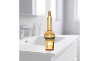 Brass Faucet Cartridge Threaded Faucet Valve Cartridge with Sealing Seal Tap Gland Splined Hardware Hot and Cold Water