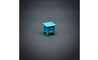 1/64 Scale Nightstand with Working Drawer Ready to Use Bedside Table with Drawer Minimalist Miniature Bedside Table Modern for Dollhouses