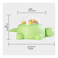 Turtle Treat Toy Easy to Clean Press Feed Toy No Assembly for Home