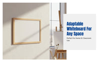 Wooden Frame Blackboard Whiteboard, Hanging Board, Double-Sided Writing Board for Home, Kids Drawing, Teaching