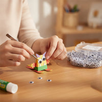 700 Pieces Round Craft Eyes with Storage Box Easy to Use Plastic Safety Eyes BPAsafe for Hobbyists, Crochet Projects