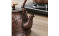 Chinese Style Kettle Large Capacity Non Coating Copper Tea Pot Heat Retention Kitchenware