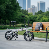 Mini Folding Bike Disc Brakes Folding Cycle Variable Speed for Commuting, Kids