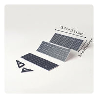 3 Pieces Solar Panel Model Mini Photovoltaic Panel Model Slim for Modelers