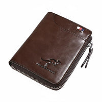 Large Capacity Radio Frequency Identification Blocking Wallet Compact Size Bifold Security Wallet