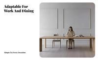 Long Rectangular Dining Table Modern Design Rectangular Dining Table Minimalist design Meeting Room Furniture for Business Owners, Kitchen, Event location