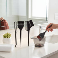 5 Pieces Hair Tinting Kit Guard Gear Included Hair Dye Tool Set Reusable Personal Care Supplies for Beginners, Home Use, Salon