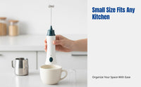 Rechargeable Electric Whisk Beater, Automatic Milk Frother, Compact Home Blender, Multi-Function