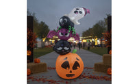 Inflatable Inflatable Halloween Yard Decoration Lighted Halloween Inflatable Glowing Bright for Lawn