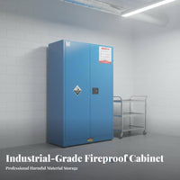 Cabinet Storage Cabinet Secure Locking System Industrial Harmful Goods Locker for Warehouse, Research Facility