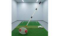 Golf Ball Collector with Roller Cage Telescopic Golf Ball Retriever Compact Basket for Golfers, Coaches