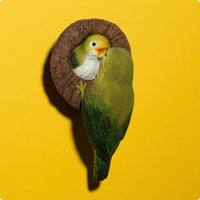 Tree Bird Ornament Resin Wall Mounted Bird Ornament for Garden
