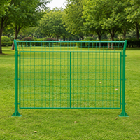 Low Carbon Steel Highway Fencing Panel, Dip Coated Security Fence, 60x60mm Mesh, 3-5mm Wire Road Barrier Panel