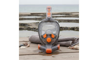 Anti Fog Dry Top Snorkel Mask Separate Ventilation System Water Sports Gear for Adults