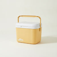 Portable Cooler with Temperature Display Insulated Cooler Box with Ice Bags Hard-Sided Bag Compact for Campers, Picnickers, Camping, Picnics, Car Travel