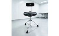 Drum Stool with Backrest Height Adjustable Drum Throne with Backrest Ergonomic Furniture for Keyboard Instrumentalists, Stage Performance