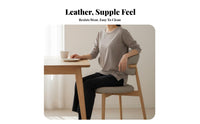 Nordic Design Upholstered Winged-Back Chair Minimalist Design Indoor Furniture Thickly Padded Accent Seat High-Density Foam Cushion for Business Owners, Homeowners, Seniors, Dining Room, Restaurant, Reading Nook, Dessert Shop