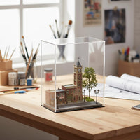 Acrylic High Transparency Display Case Dustproof Box for Action Figures Clay Blocks Basketball Models