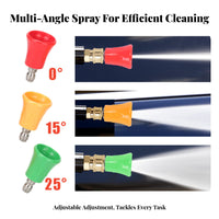 Leak-Proof 1/4 Inch Quick Connect Spray Tip Heavy Duty Construction 1/4 Inch Spray Nozzle Tip Rust Resistant for Car Detailers