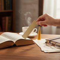 Custom Engraved Brass Metal Bookmark for School Graduation Gifts