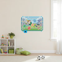 Wall-Mounted Soccer Target Mat Skill-Building Soccer Game Mat Toy Soft Multi-Player for Children, Playroom, Backyard
