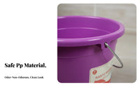 Bucket Multi-General Use Water Bucket Indoor and Outdoor Use Large Tub for Car Owners, Homeowners, Dorm Room, Washroom, Outdoors
