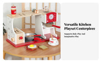 Breakfast Shop Toy Countertop-Style Miniature Kitchen Shop Storage Spaces