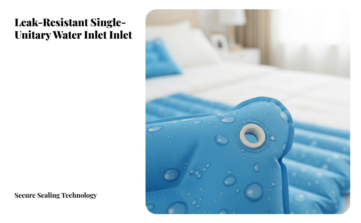 Water-Filled Cooling Mattress No Electricity Needed Water Cooling Mattress Pad Energy Saving Portable Bed Chiller for Hot Sleepers, Couples, Dorm Room