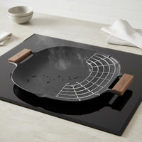 Multi-Purpose Korean Barbecue Pan Even Heating Korean Bbq Pan Food Grade Safe Coating for Outdoor
