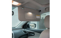 Gray Car Sun Visor with Mirror Replacement Car Sun Visor Easy Installation Automotive Part High Quality for Commuters
