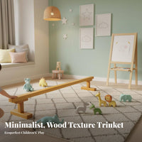 adjustable Balance Path physical Skills Development adjustable Wooden Balance Path Non-Slip Surfaces bodily Play Equipment for Preschool, Indoor, Living Room