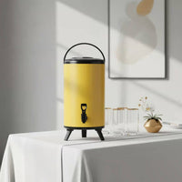Professional Milk Tea Barrel Large Capacity Stainless Steel Insulated Barrel Insulated Beverage Dispenser Long-Lasting