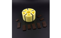 Sander Rotor 9mm X 20mm Rotor with Vanes Replacement Hardware for Mechanics, Hobbyists, Tool Maintenance, Workshops