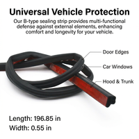 Sealing Strip Draught Excluder, Door Seal Strip Draught Excluder, Soundproof Door Seal Strip, Waterproof Rubber Seal Strip