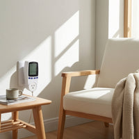 Insertable Watt Meter Digital Power Meter with LCD Display Electricity Monitoring Socket Slim Plugenergy Monitor Home