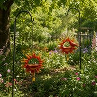 Sun Face/Flower Hanging Bird Feeder for Garden
