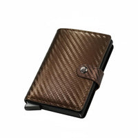 Quick Retrieval Contactless Signal Blocking Blocking Wallet Wear Resistant Metal Card Holder for Men