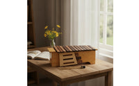Wood Xylophone with Mallets Tuned Xylophone with Mallets Educational Percussion Instrument for Students, Kids, Classroom, Home Practice