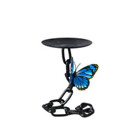 Iron Candle Holder Sturdy Candlestick Stable for Dining Table, Mantel